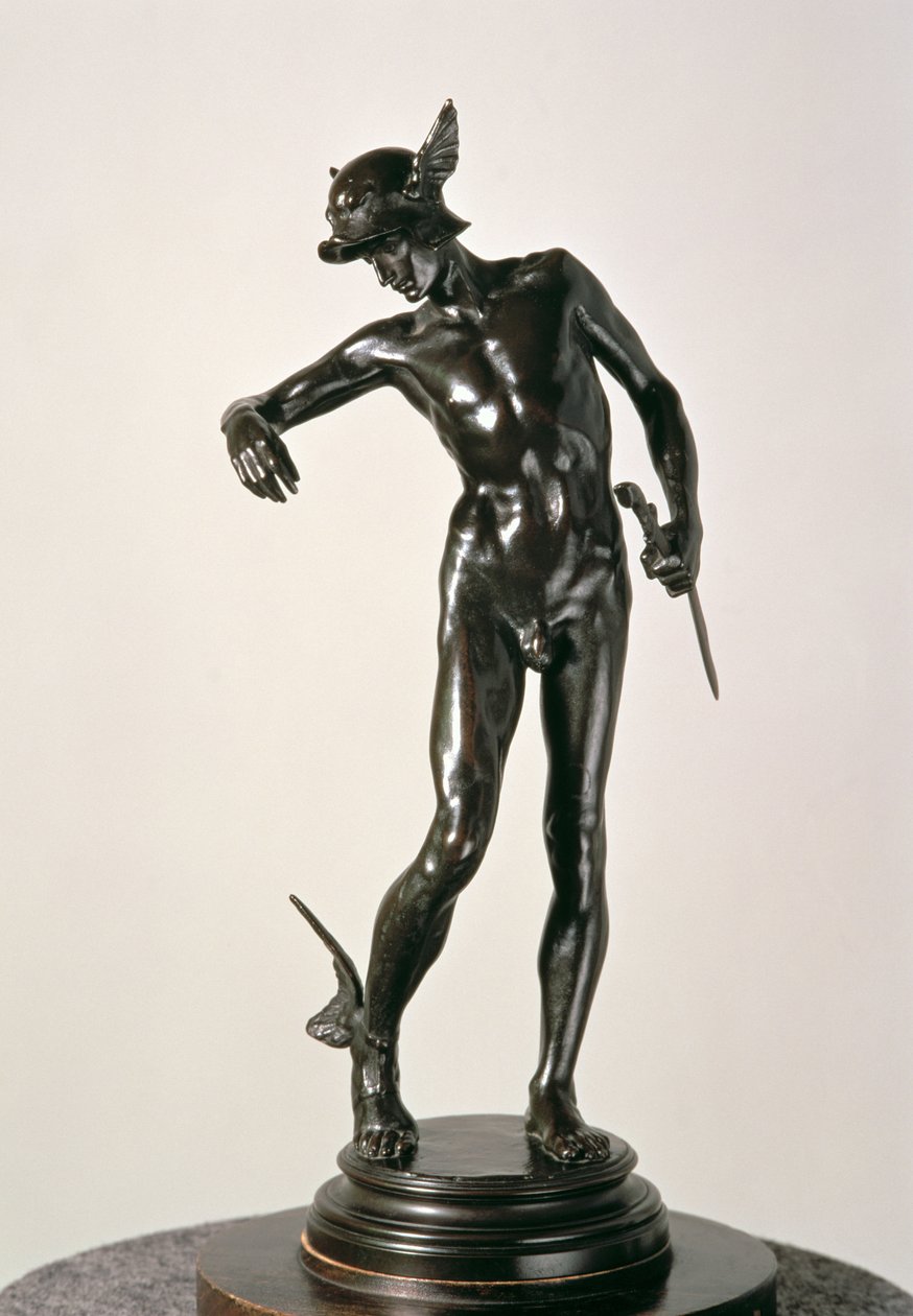 Perseo che si arma, fuso nel 1910 da Alfred Gilbert
