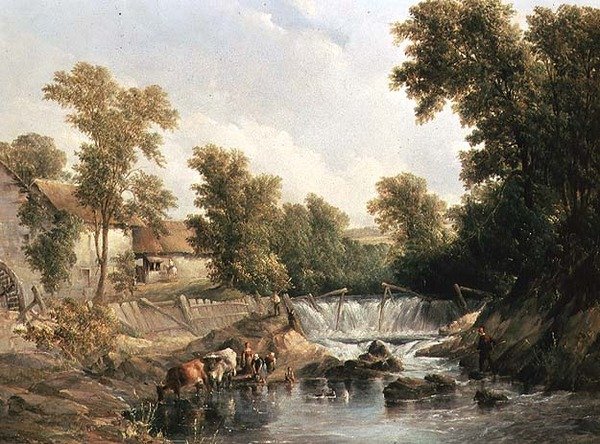 Paesaggio da Alfred Gomersal Vickers