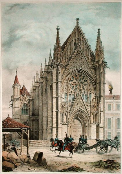 Cappella del Castello di Vincennes da Alfred Guesdon