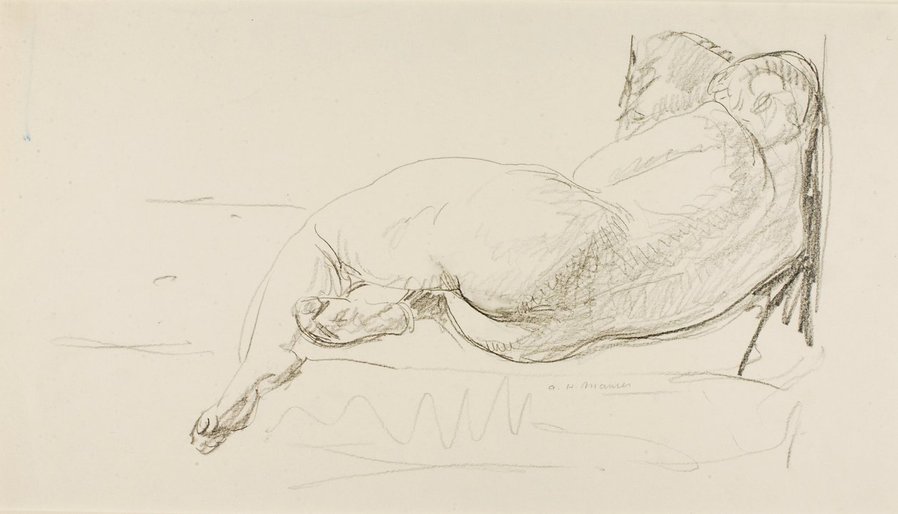 Nudo reclinato da Alfred H. Maurer