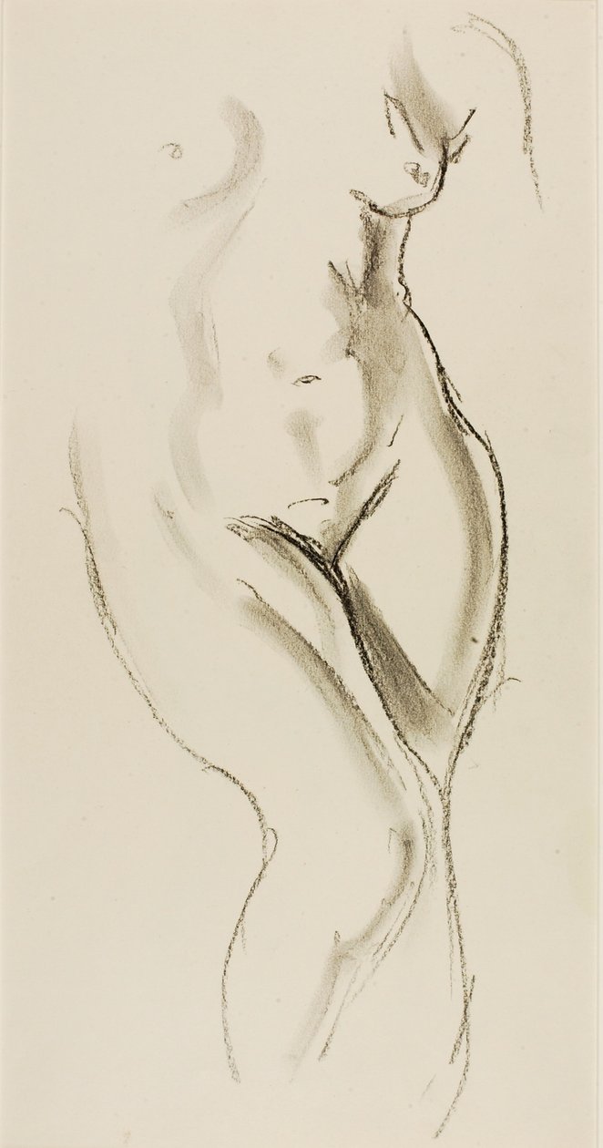 Nudo in piedi da Alfred H. Maurer