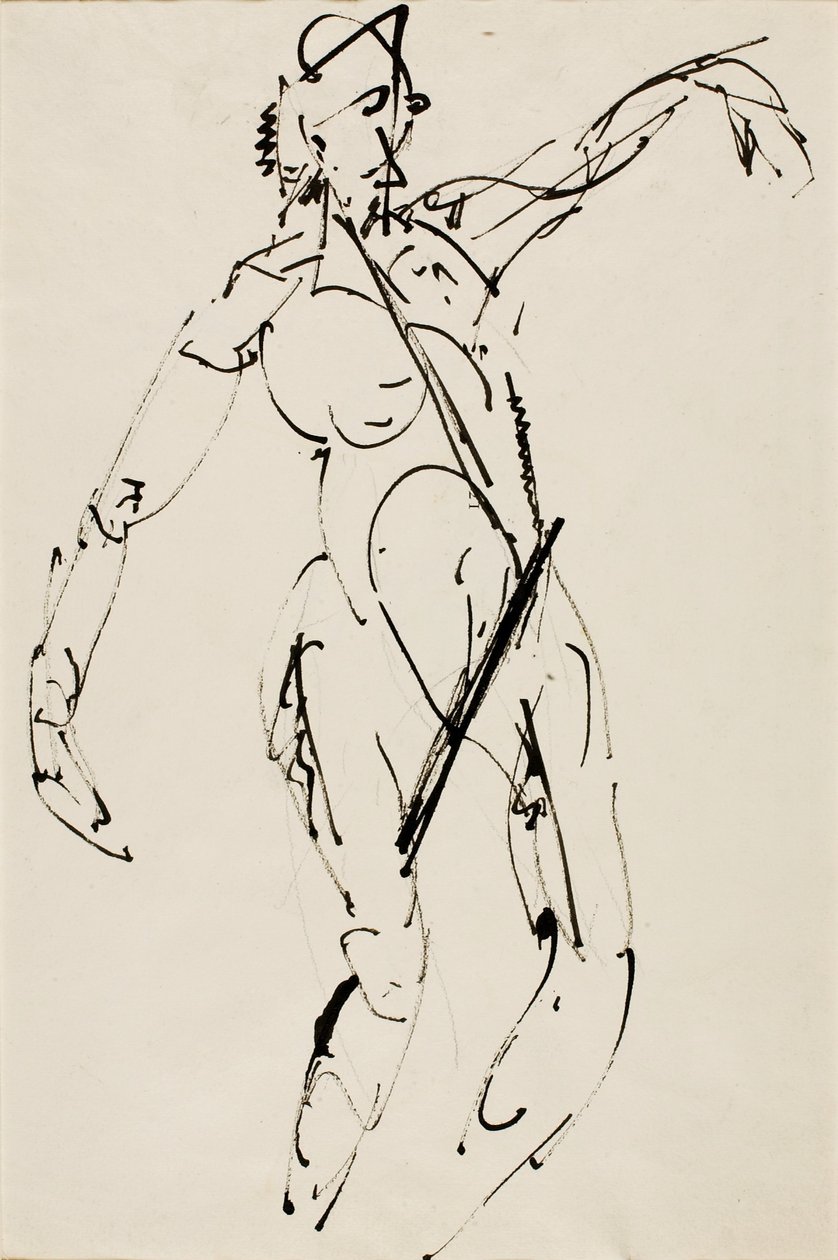 Nudo in piedi da Alfred H. Maurer