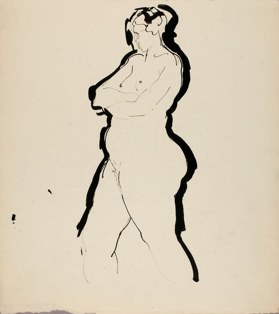 Nudo in piedi da Alfred H. Maurer