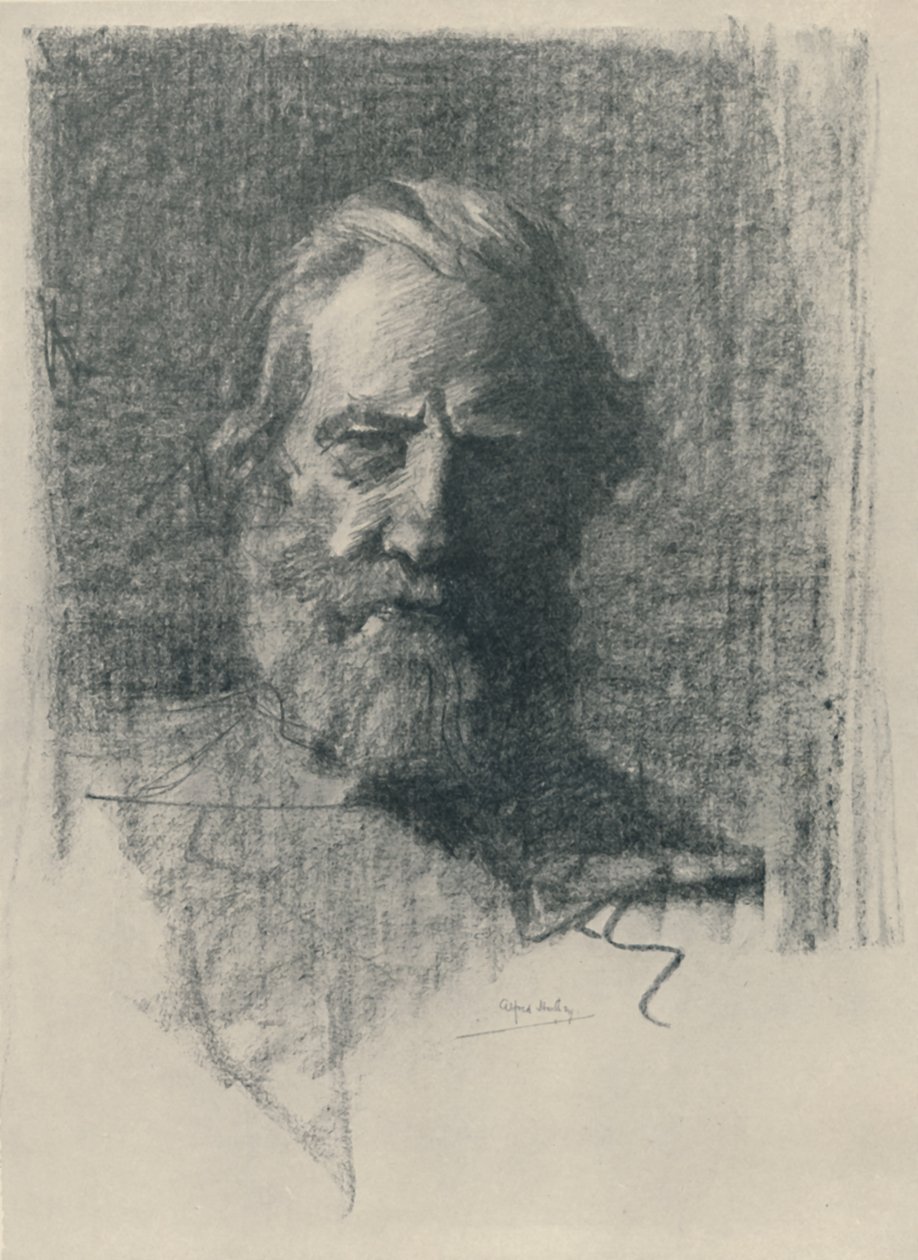 Studio di un ritratto, 1919 da Alfred Hartley