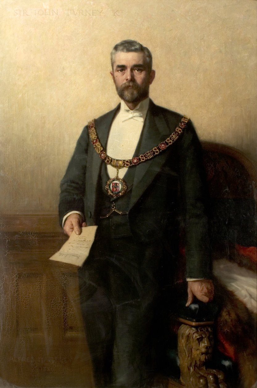 Alderman Sir John Turbey, Kt, 1889 da Alfred Hartley