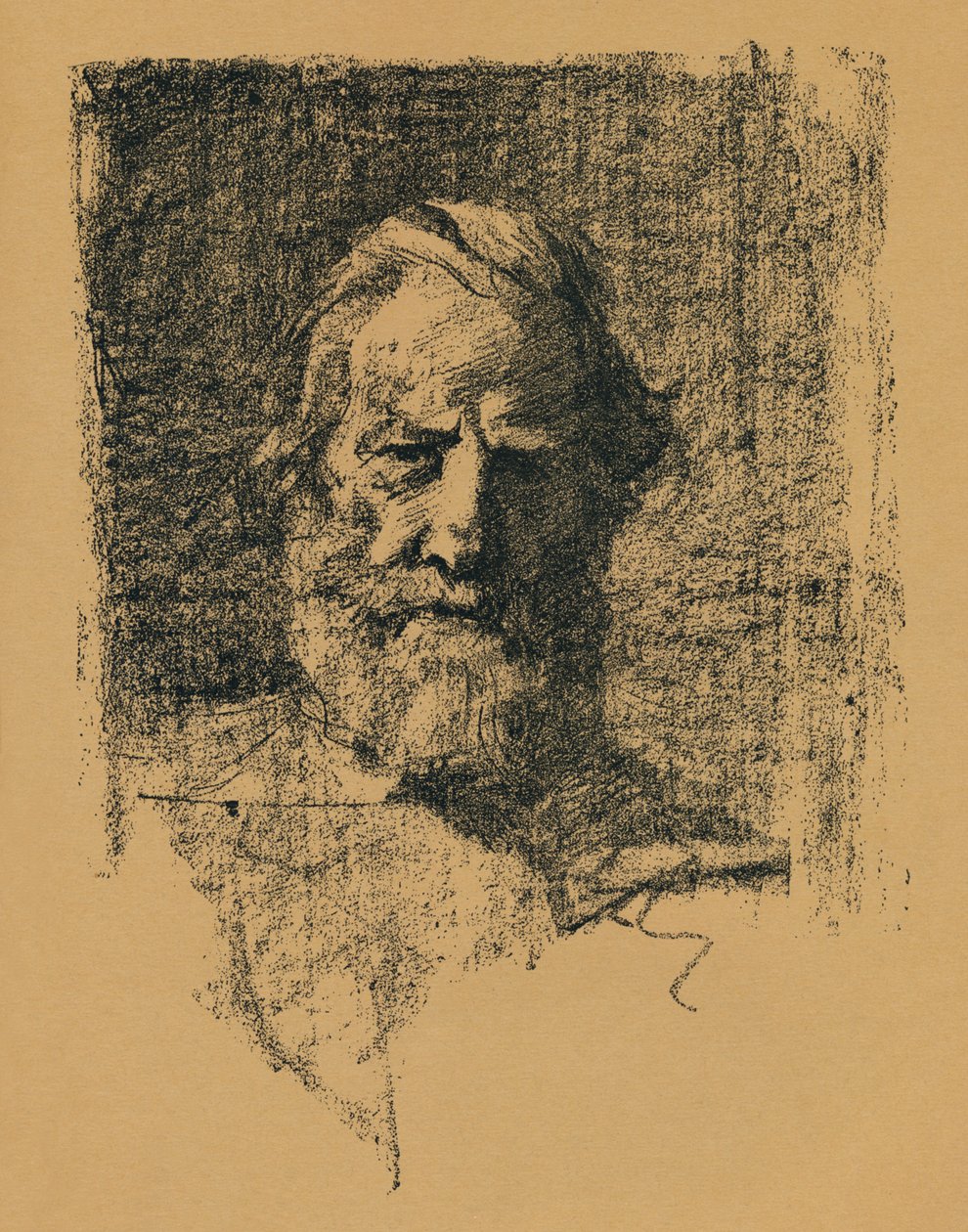 Schizzo di ritratto, c1895 da Alfred Hartley