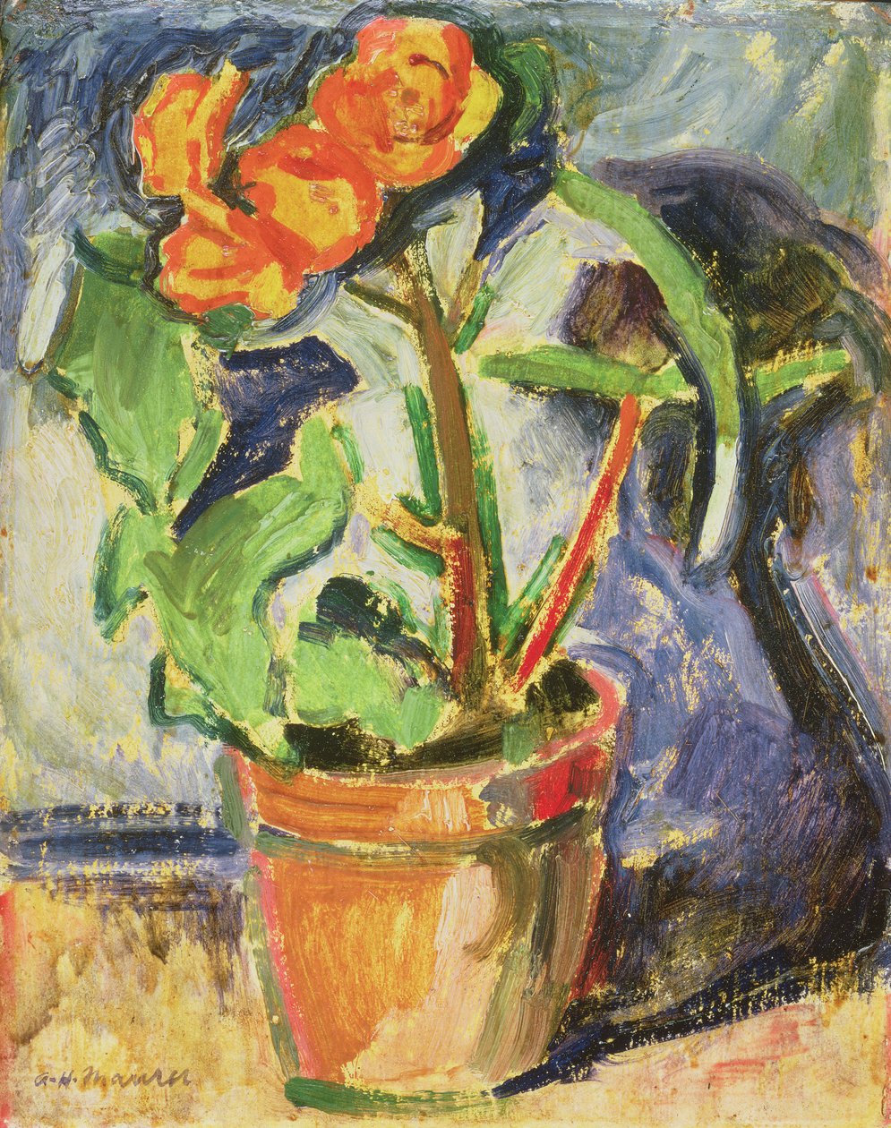Vaso di fiori da Alfred Henry Maurer