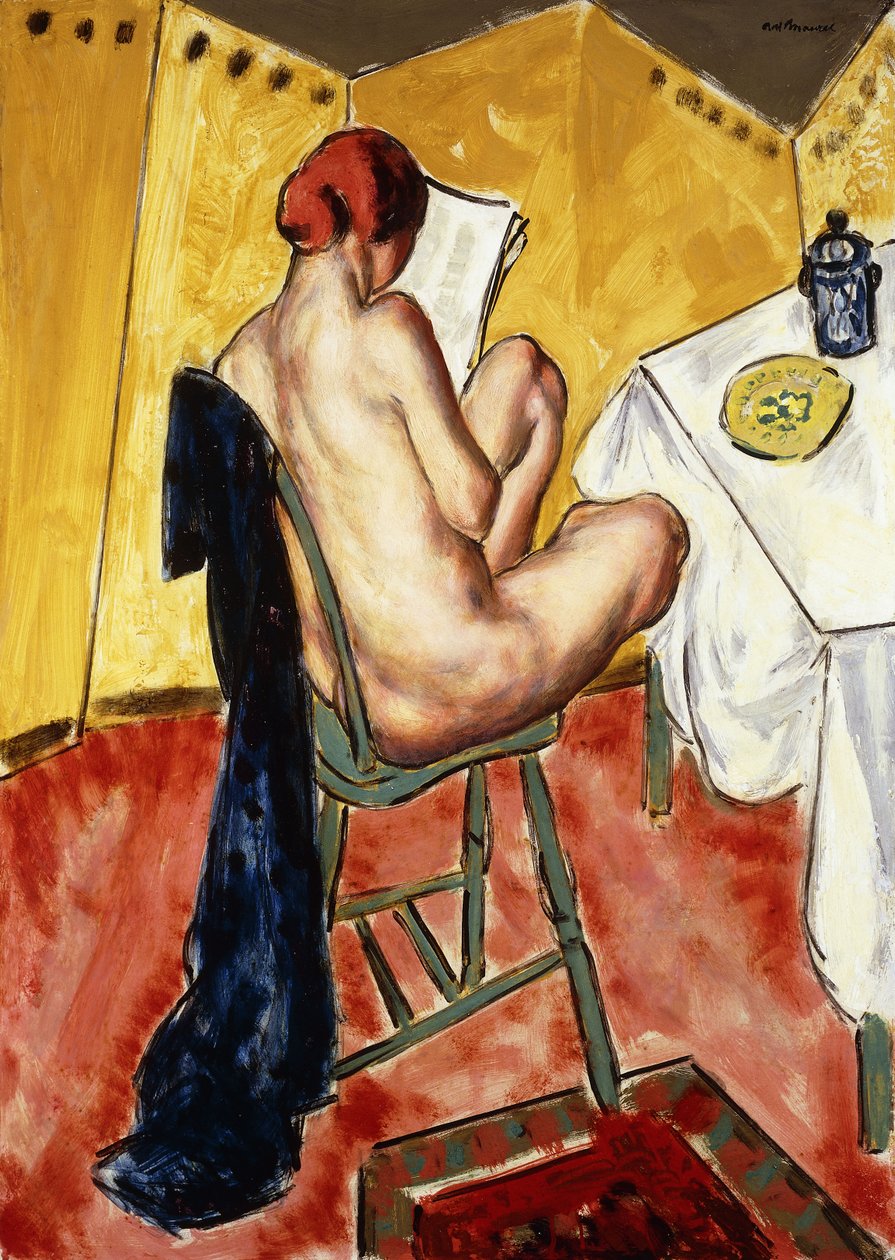 Lo schermo giallo da Alfred Henry Maurer