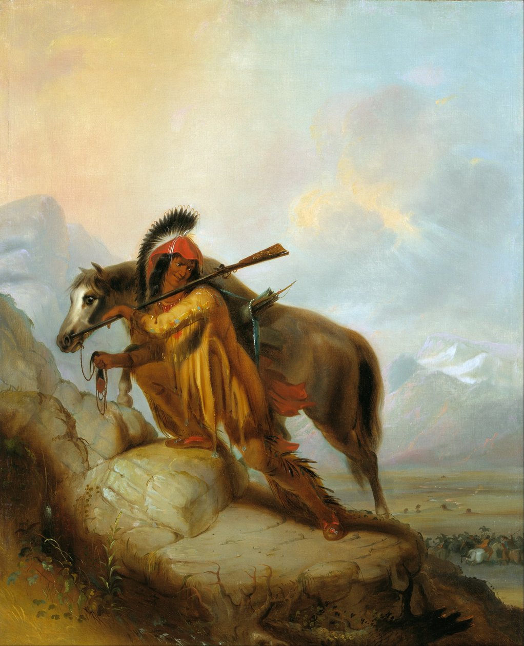 Il ciuffo da Alfred Jacob Miller