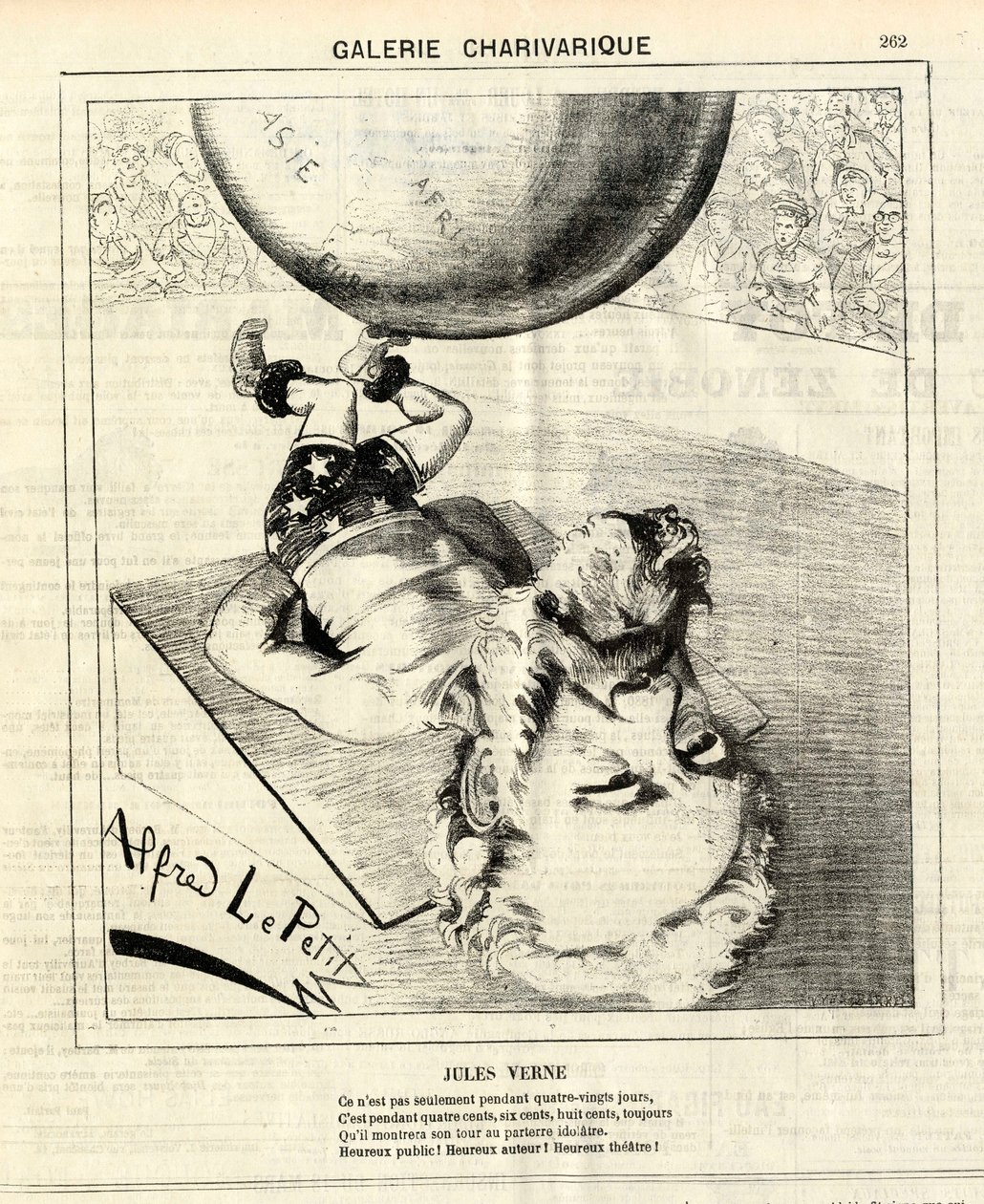 Le Charivari, Satirico in bianco e nero da Alfred Le Petit