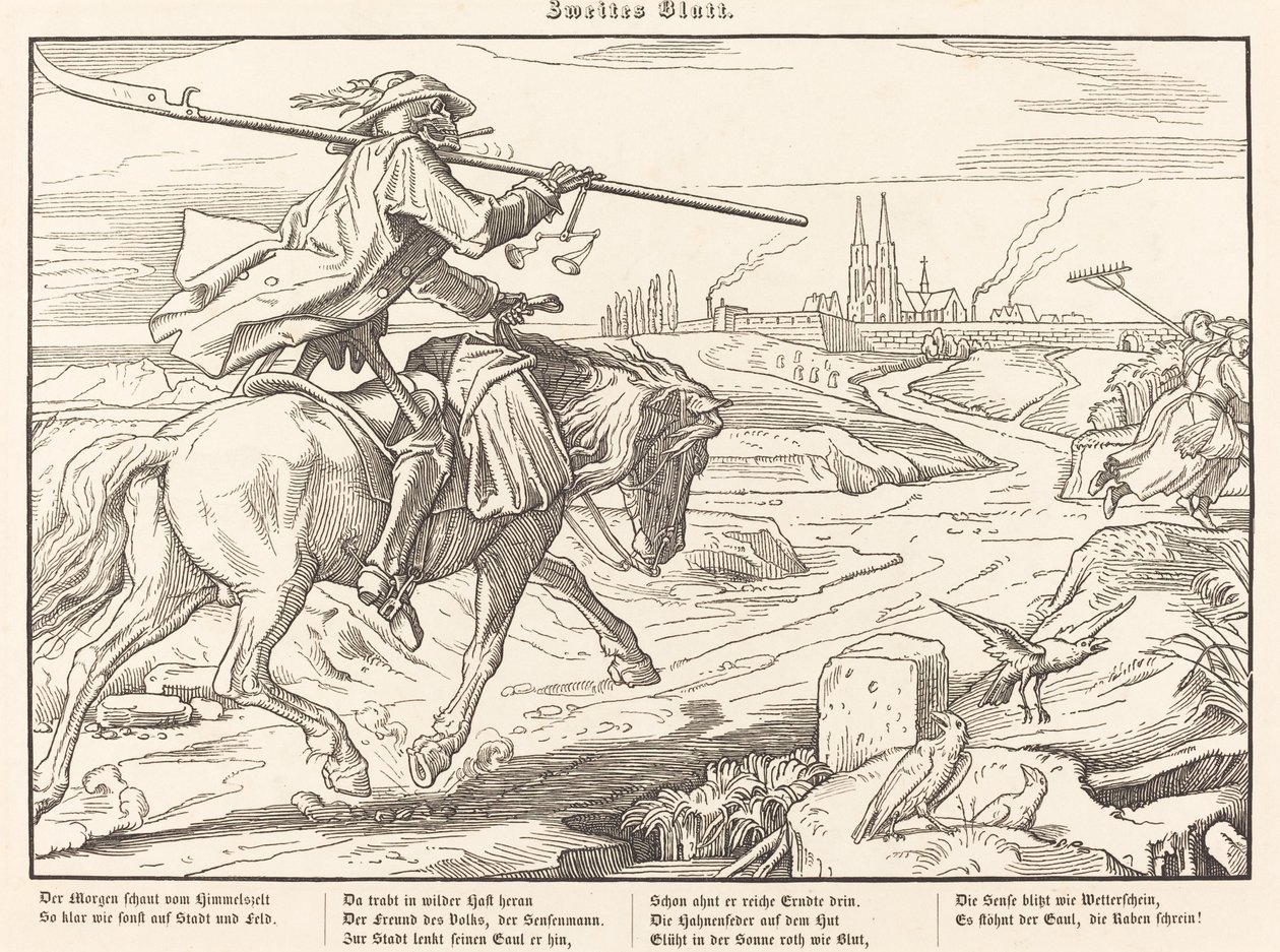 Anche una danza macabra II da Alfred Rethel