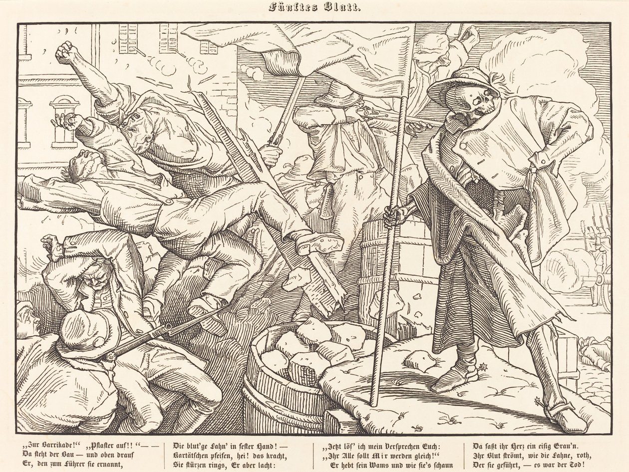 Anche una danza macabra V da Alfred Rethel