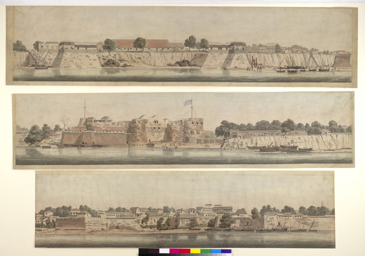 Panorama di Surat da Alfred Robert Freebairn