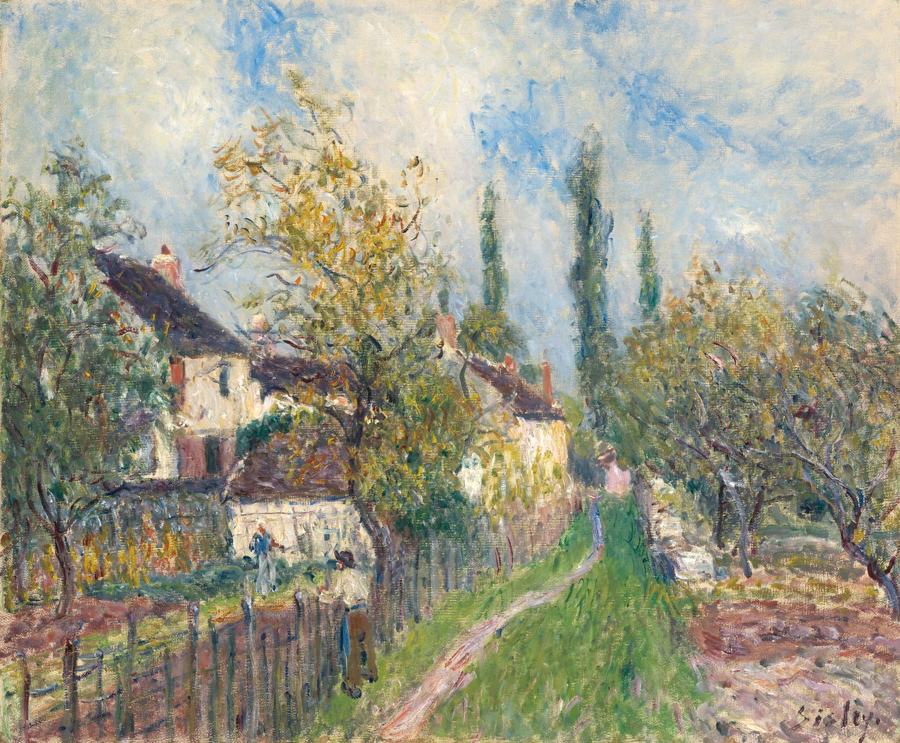 Un sentiero a Les Sablons, 1883 da Alfred Sisley