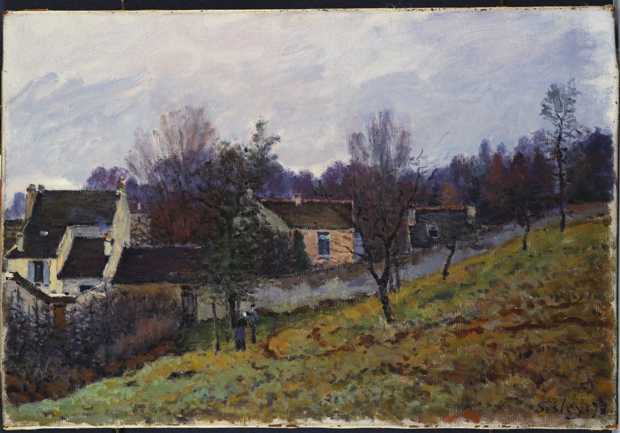 Autunno a Louveciennes, 1873 da Alfred Sisley