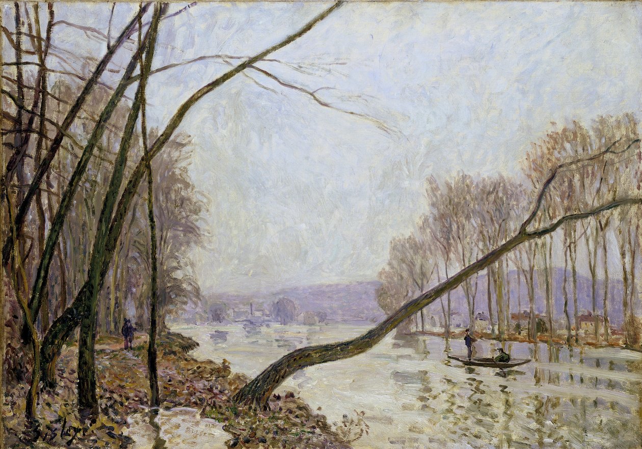 Riva della Senna in autunno da Alfred Sisley
