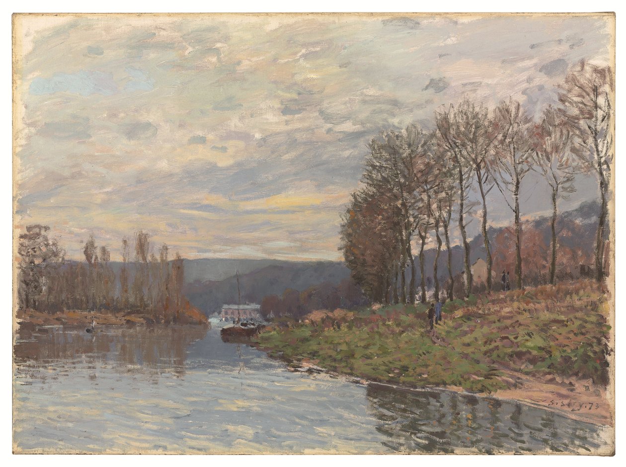 La Senna a Bougival da Alfred Sisley