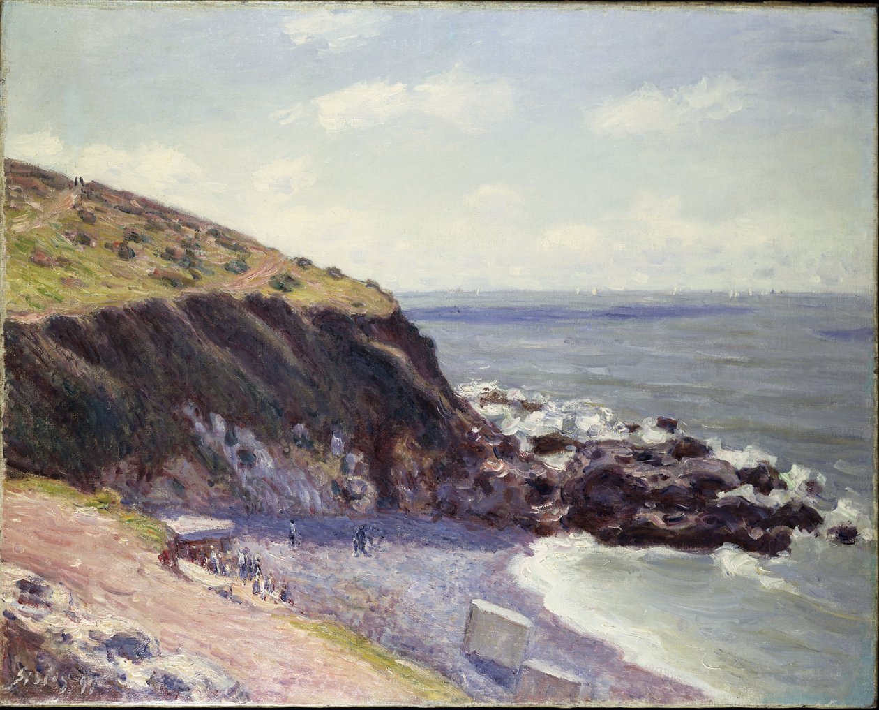 Baia di Langland, 1897 da Alfred Sisley