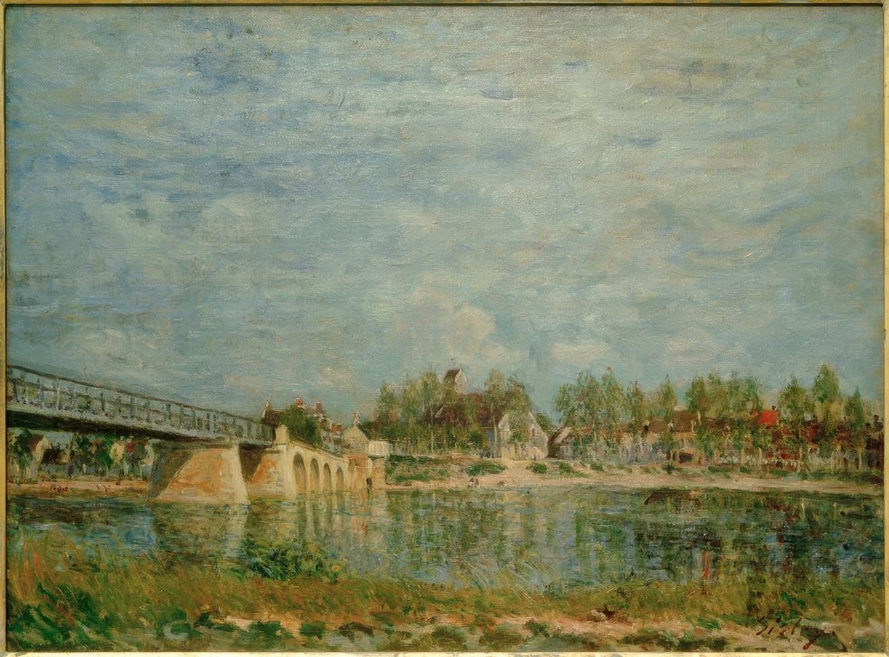 Il ponte di Saint-Mammès da Alfred Sisley
