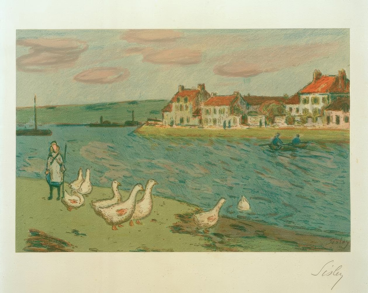 Le oche da Alfred Sisley