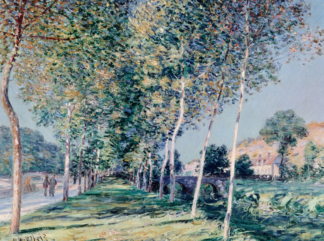 Strada per Louveciennes di Alfred Sisley da Alfred Sisley
