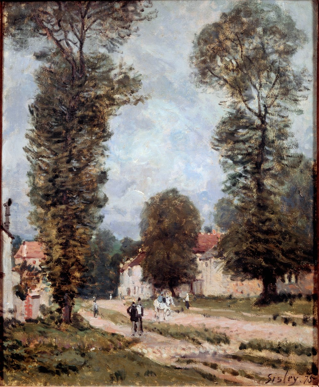 Strada per Versailles da Alfred Sisley