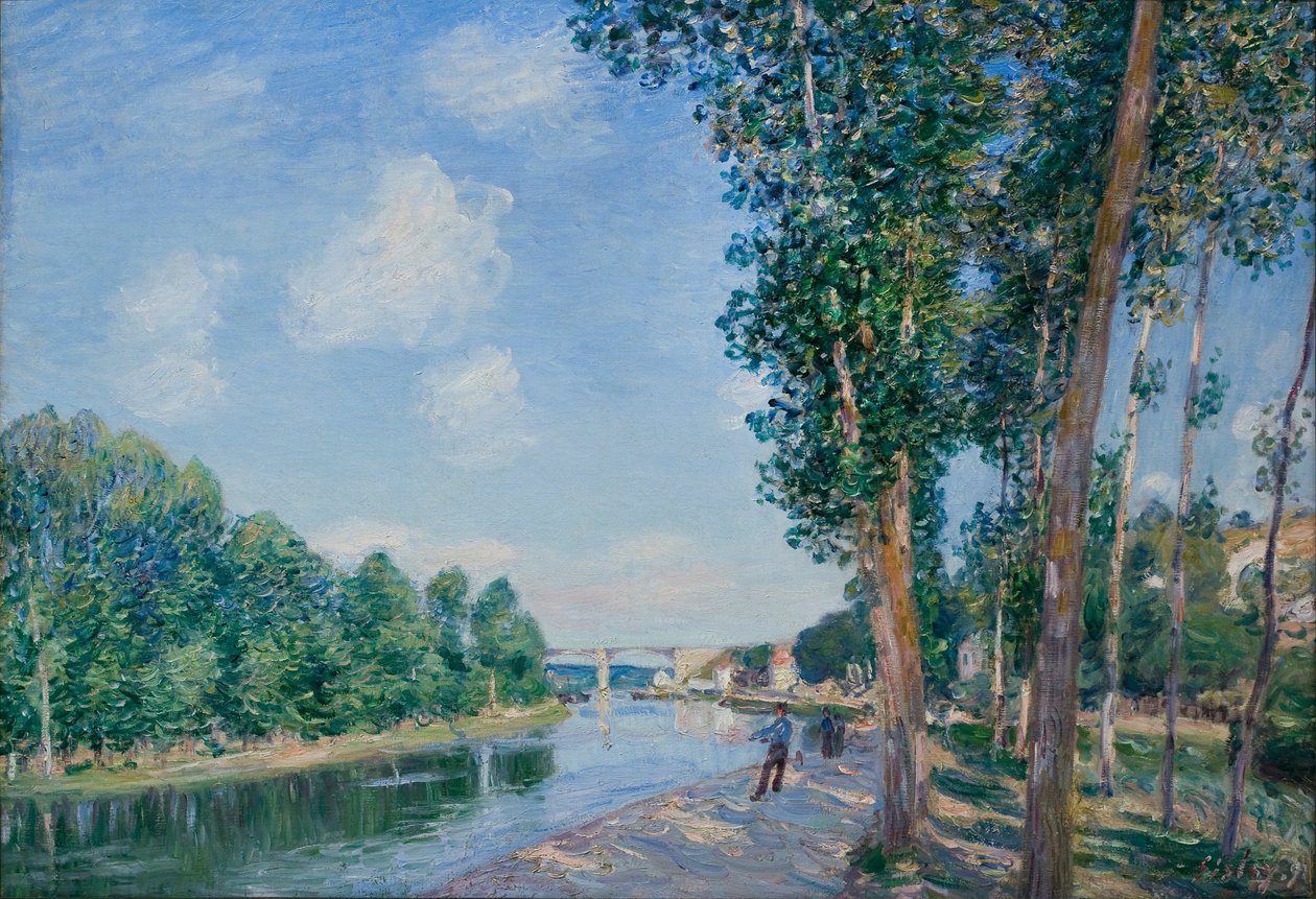 Saint-Mammès. Sole di giugno, 1892 da Alfred Sisley