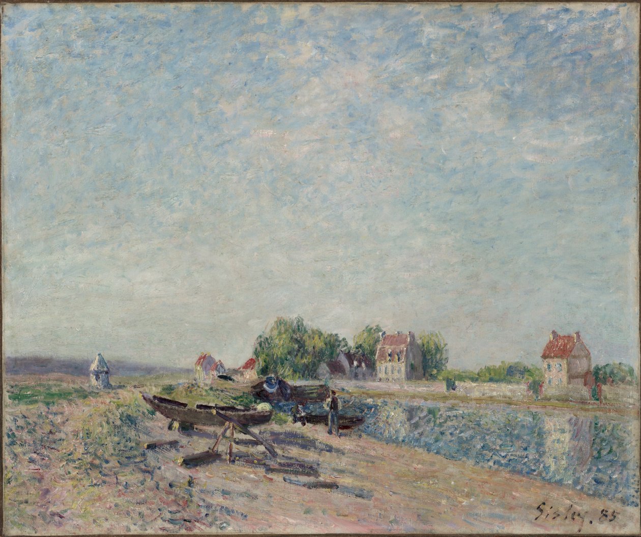 Saint-Mammès, canale di Loing da Alfred Sisley