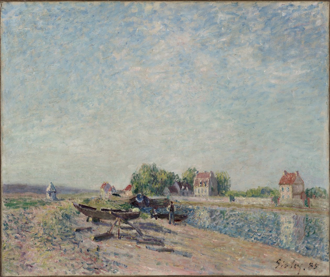 Saint-Mammès, Canale di Loing da Alfred Sisley