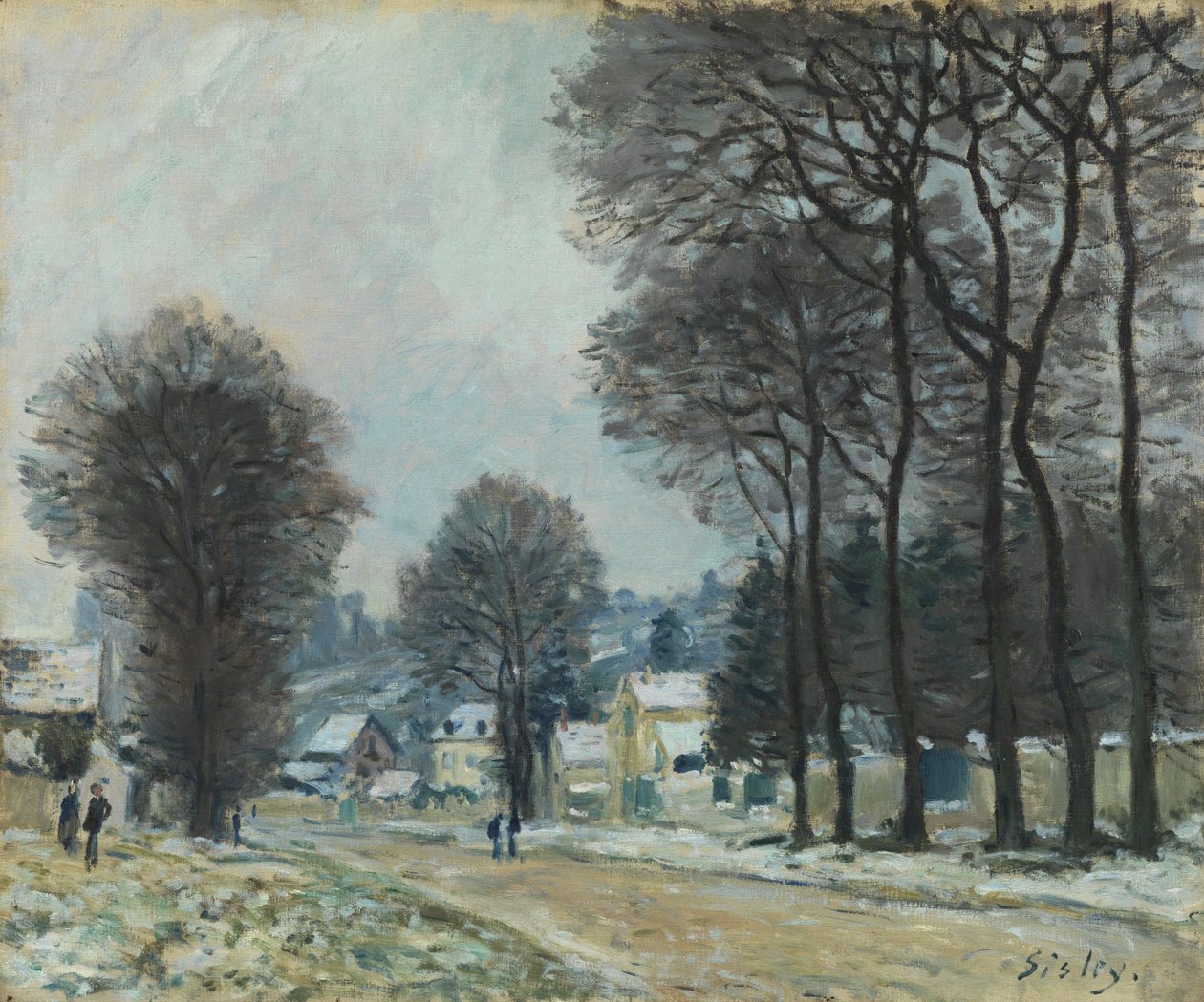 Neve a Louveciennes, c.1874 da Alfred Sisley