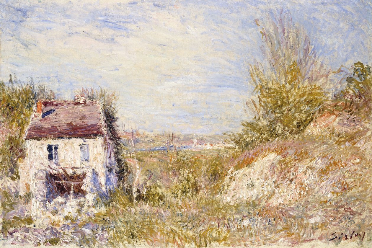 La casa abbandonata, c.1886 da Alfred Sisley