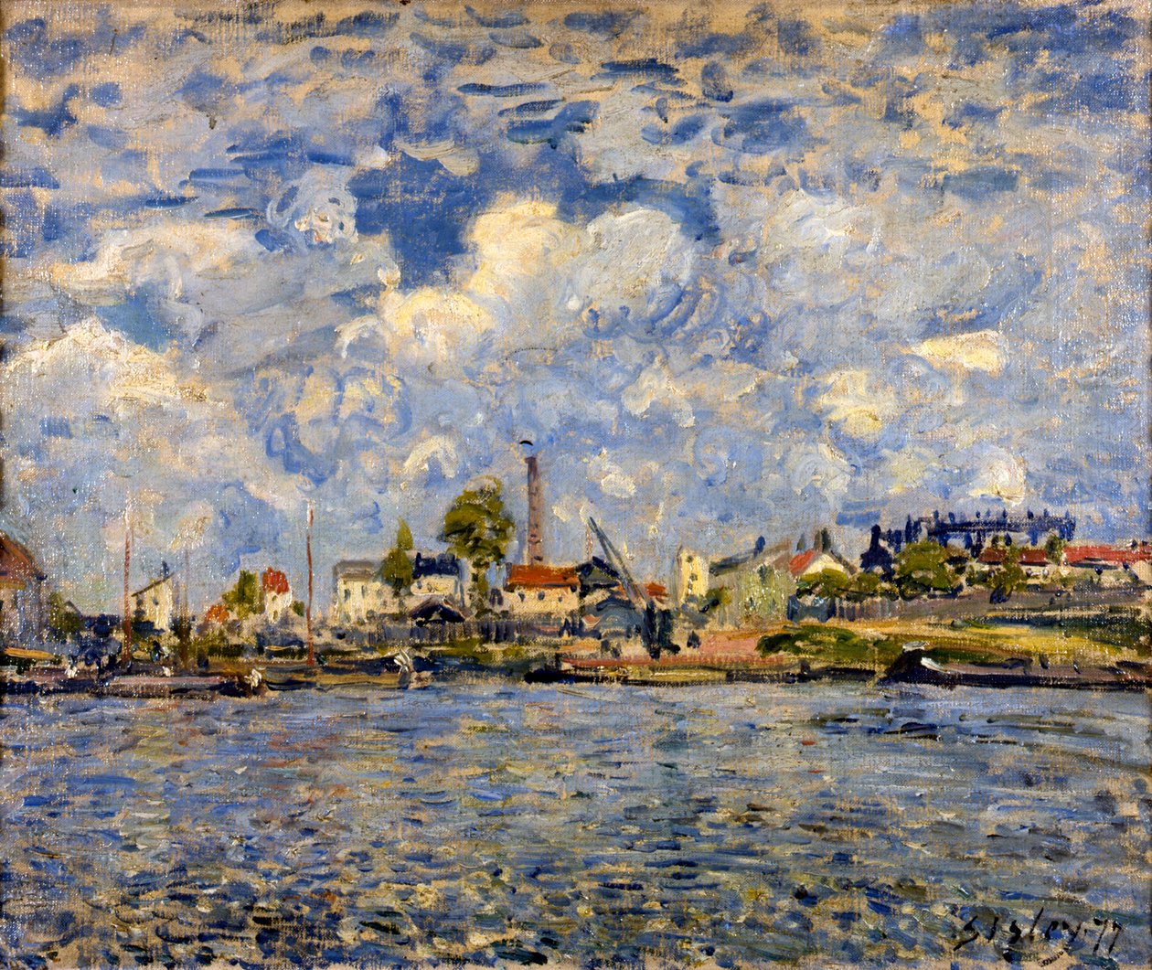 La Senna a Point du Jour, 1877 da Alfred Sisley