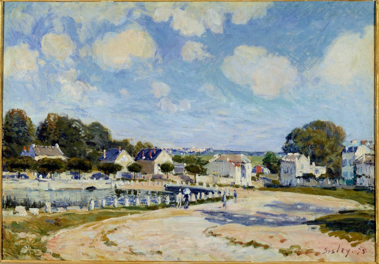Il luogo di abbeveraggio a Marly-le-Roi da Alfred Sisley