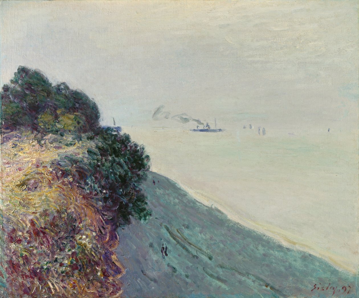 La costa gallese da Alfred Sisley
