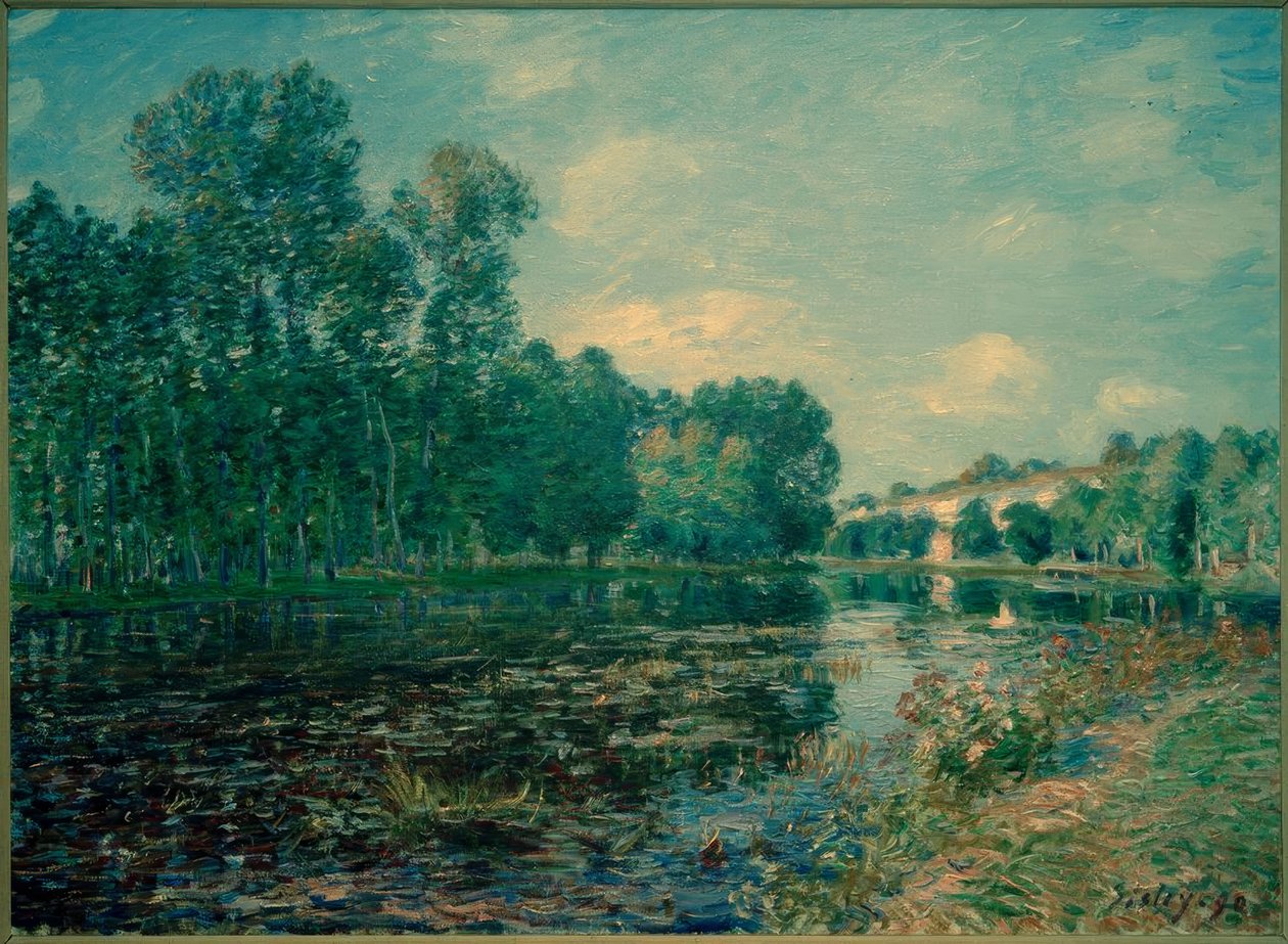 Curva del Loing in estate da Alfred Sisley