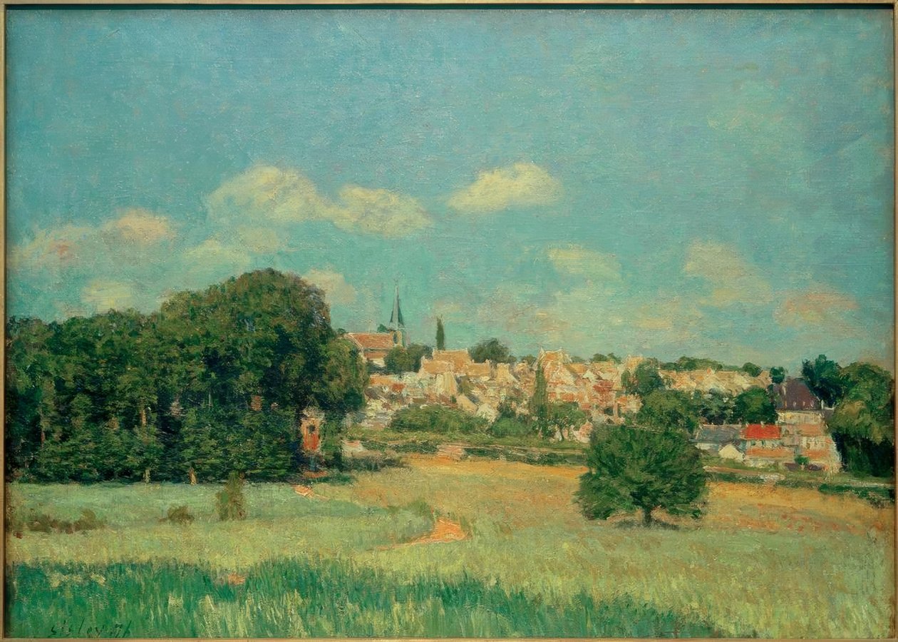 Vista di Marly-le-Roi, effetto del sole da Alfred Sisley