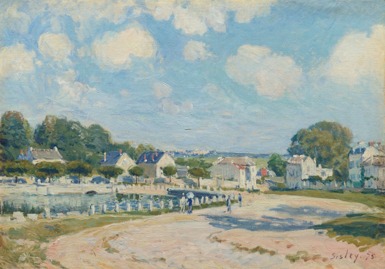 Irrigazione a Marly da Alfred Sisley