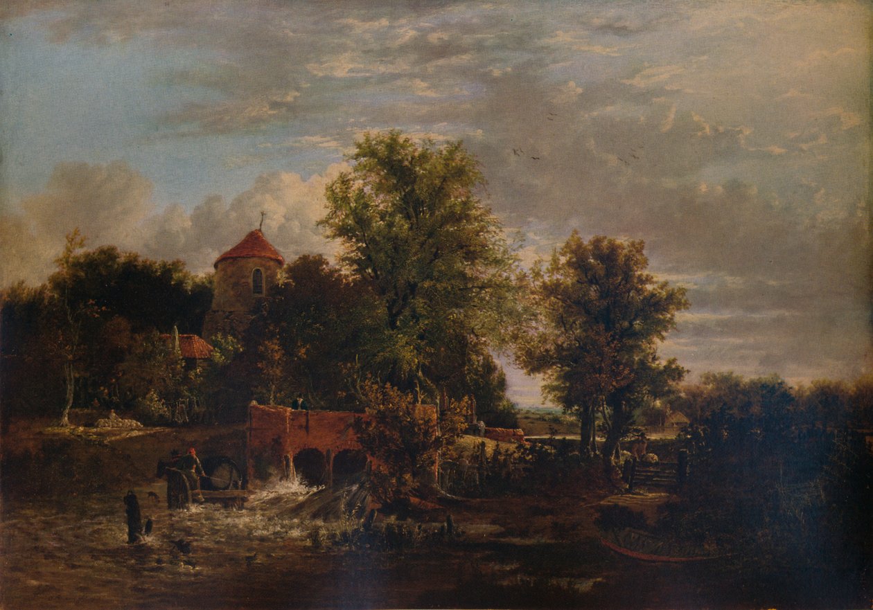 Chiusa sul fiume Western, c. 1832 da Alfred Stannard