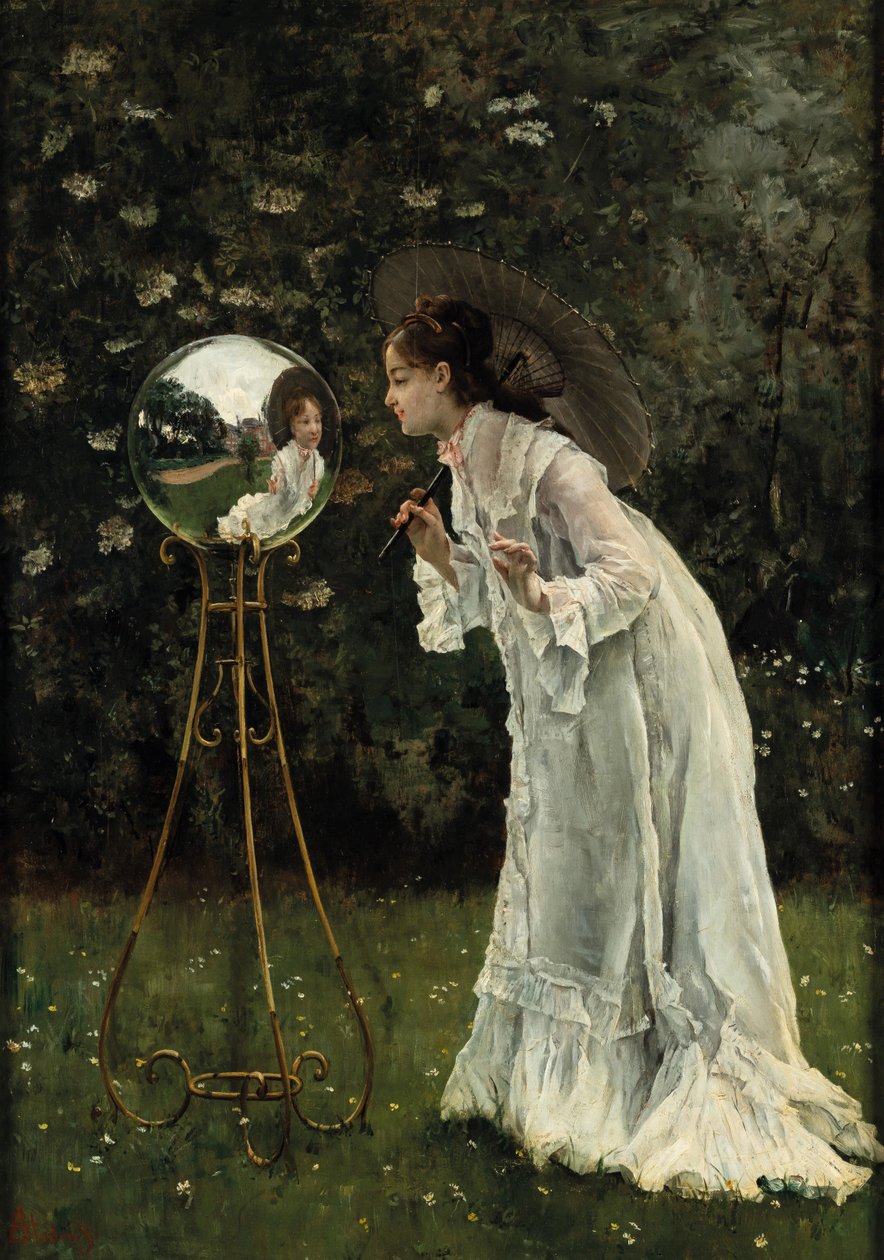 La Boule Argentée da Alfred Emile Stevens