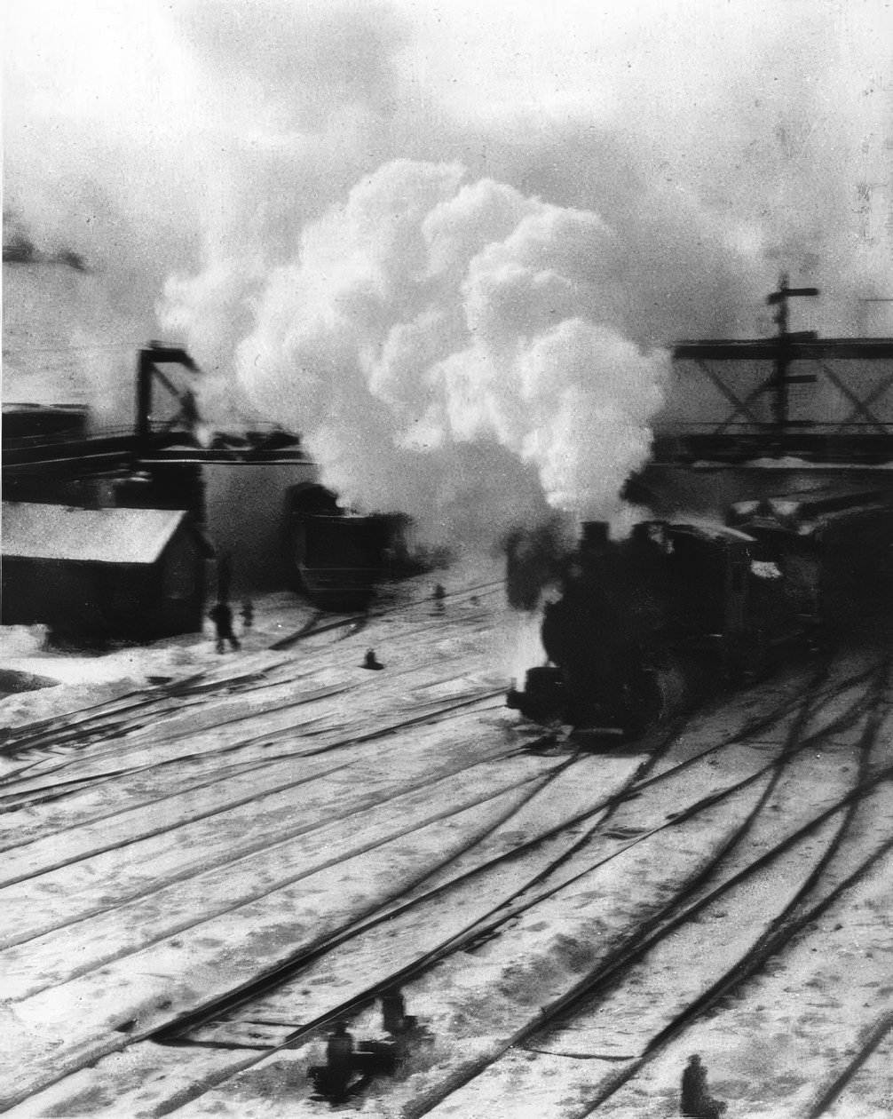 New York / Central Yards / Foto 1903 da Alfred Stieglitz