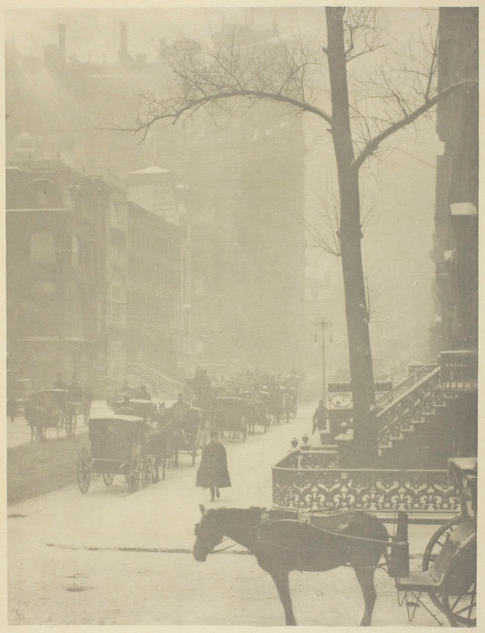 La strada, Fifth Avenue da Alfred Stieglitz