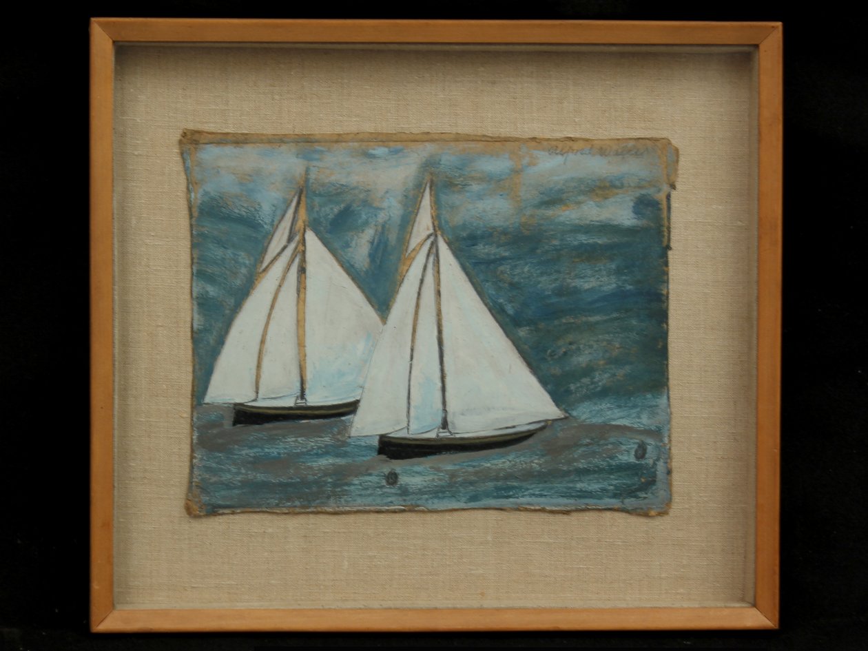 Due barche a vela, c.1930 da Alfred Wallis
