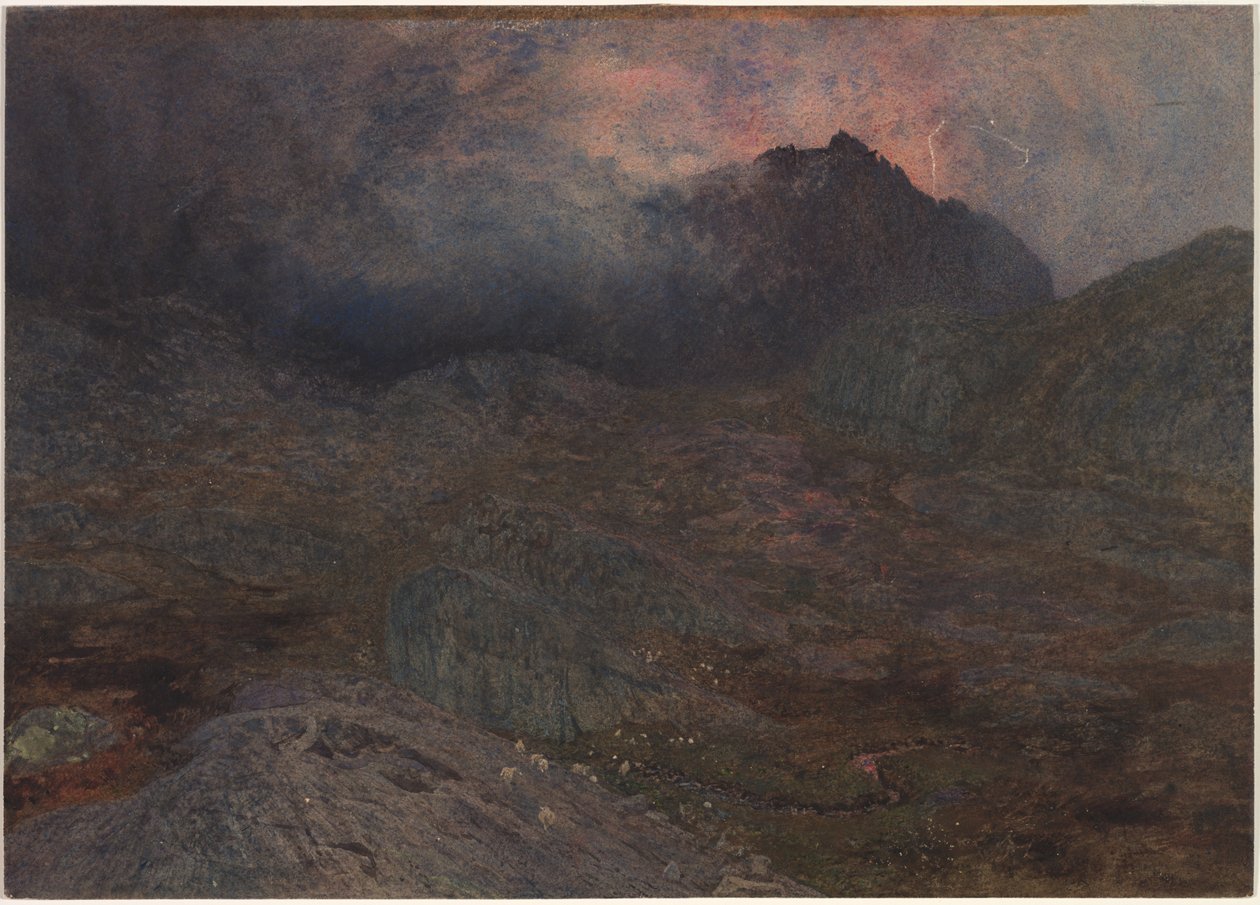 Cwm Trifaen, c. 1857 da Alfred William Hunt