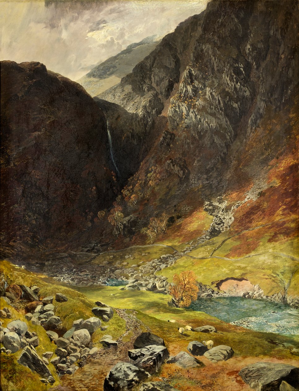 Passo Styhead, Borrowdale, 1854 da Alfred William Hunt