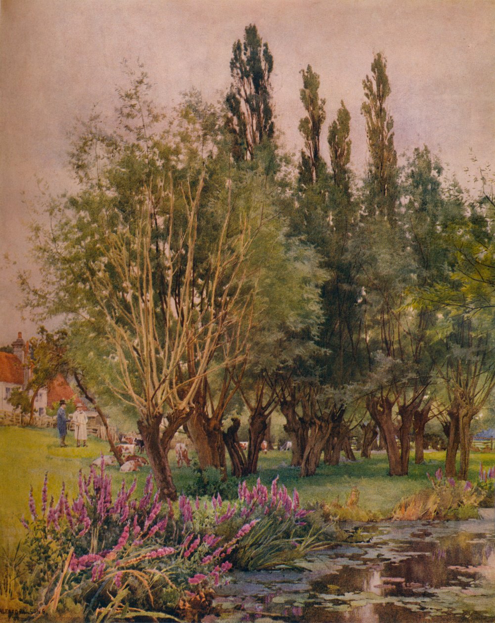 Salcerella, c. 1891 da Alfred William Parsons