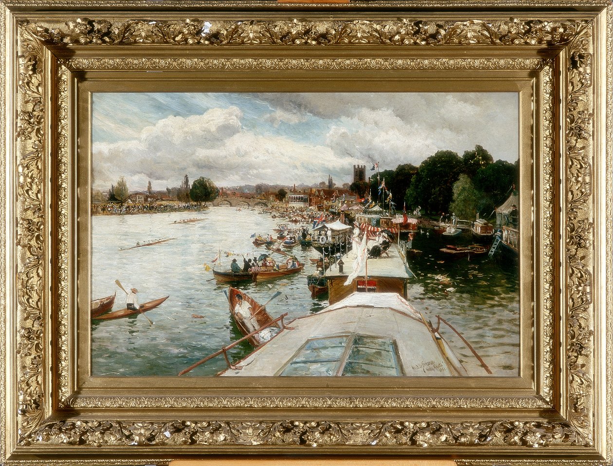 Regata di Henley, 1881 da Alfred de Breanski