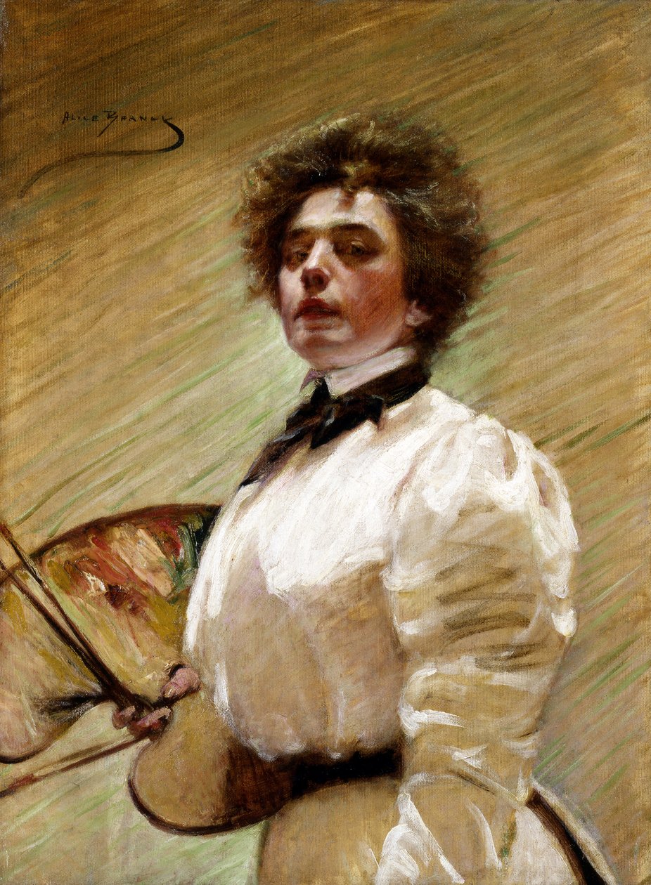 Autoritratto con tavolozza da Alice Pike Barney