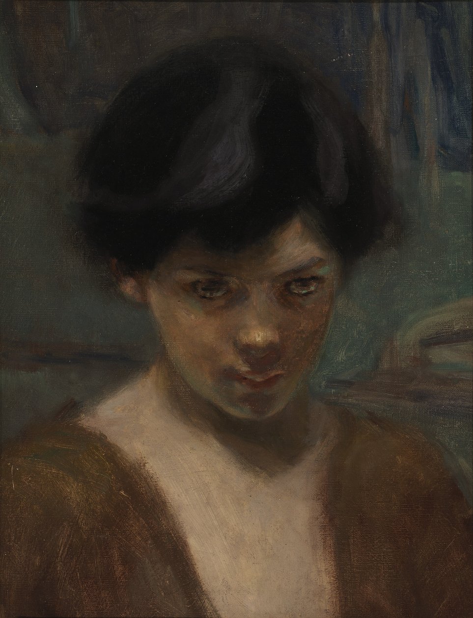 Studio della testa di un ragazzo da Alice Pike Barney