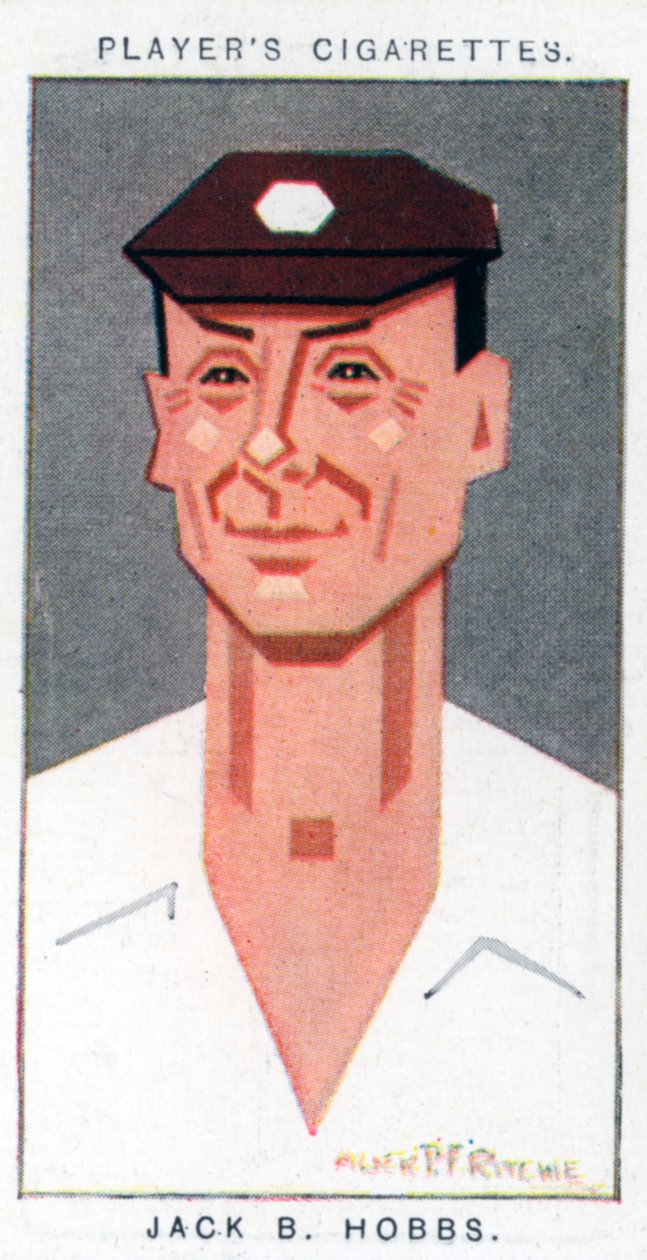 Sir Jack Hobbs, cricketer britannico, 1926 da Alick P. F. Ritchie