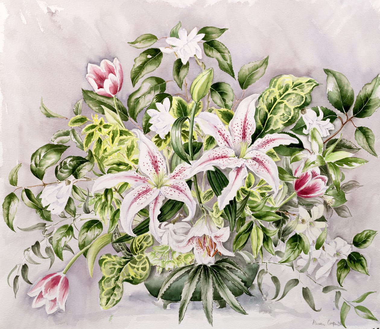 Natura morta con gigli, 1996 da Alison Cooper
